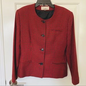 Women’s Checked Blazer/Jacket SZ 4